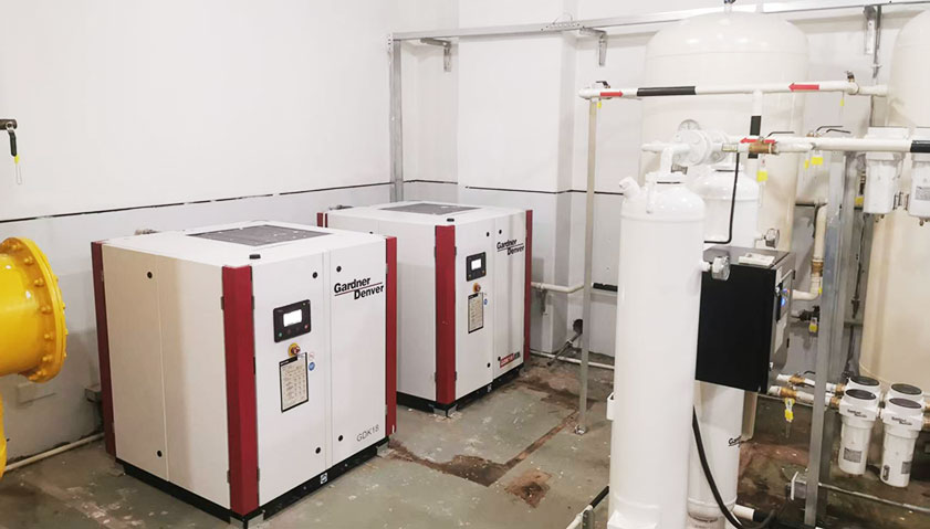 醫藥醫療行業應用格南登福無油空壓機